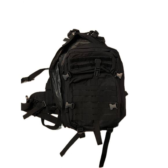 Wolt 45L Tactical Backpack Black - Picture 1 of 4